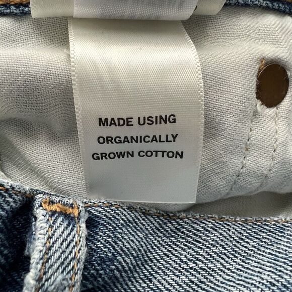 Agolde Jeans‎ 26 Feel Good Jamie Distressed Organic Cotton High Rise Button Fly - Picture 11 of 16